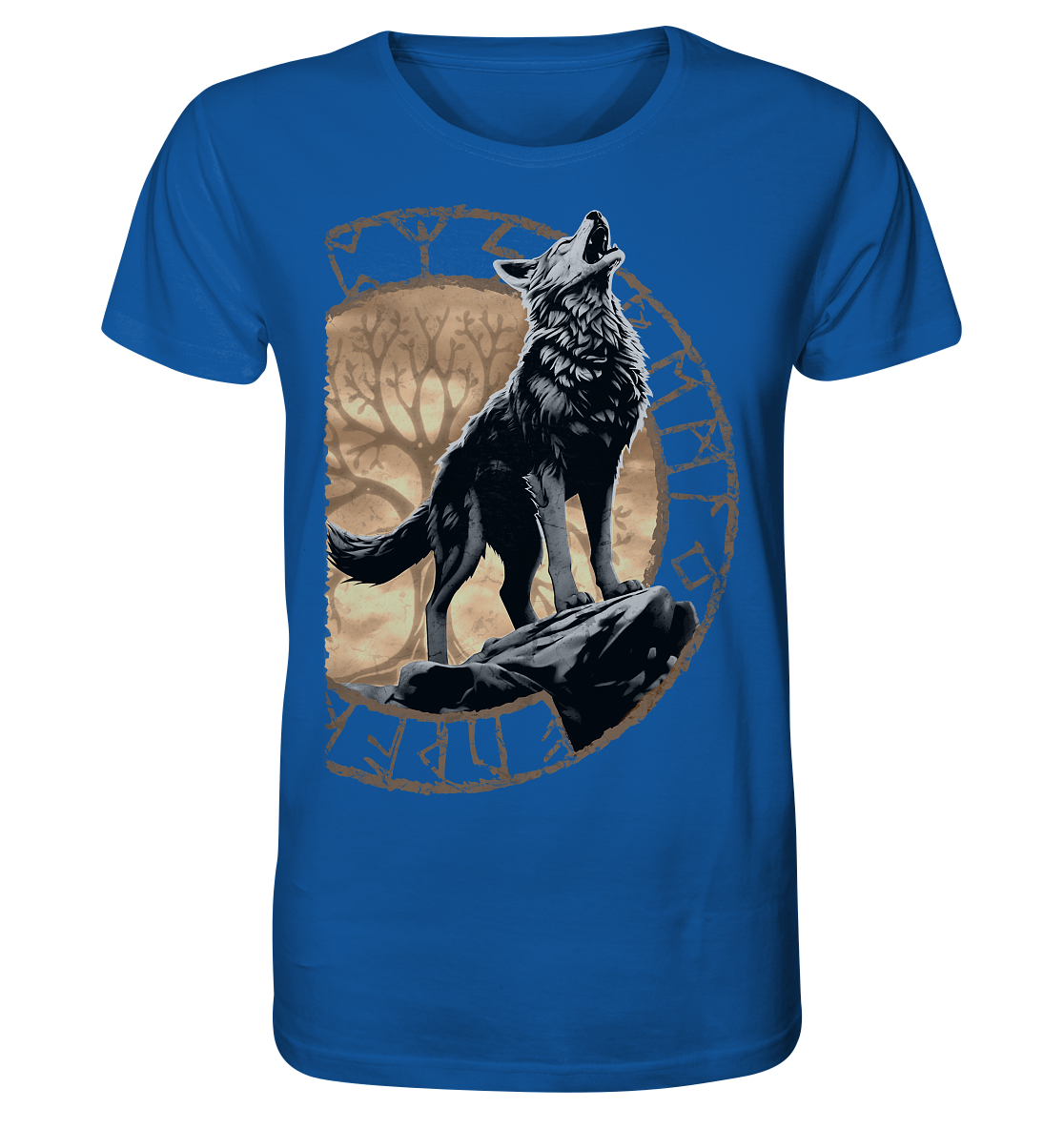 Wolf Yggdrasil - Organic Basic Shirt