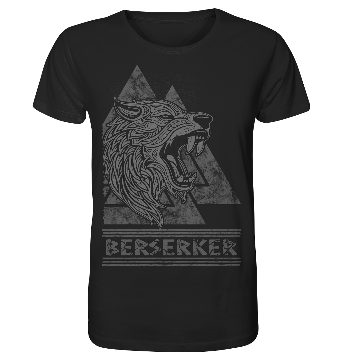 Nordic Wolf Berserker - Organic Basic Shirt