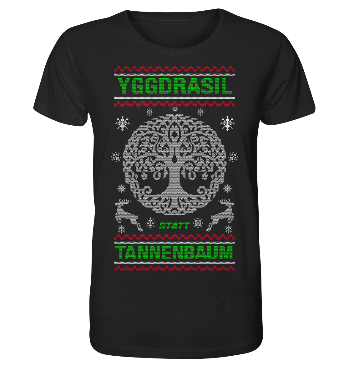 Yggdrasil Statt Tannenbaum - Organic Basic Shirt