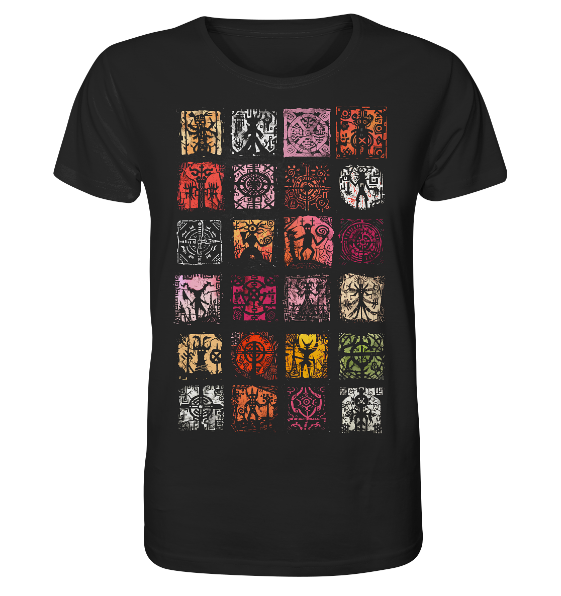 Abstrakte Nordische Symbole - Organic Basic Shirt