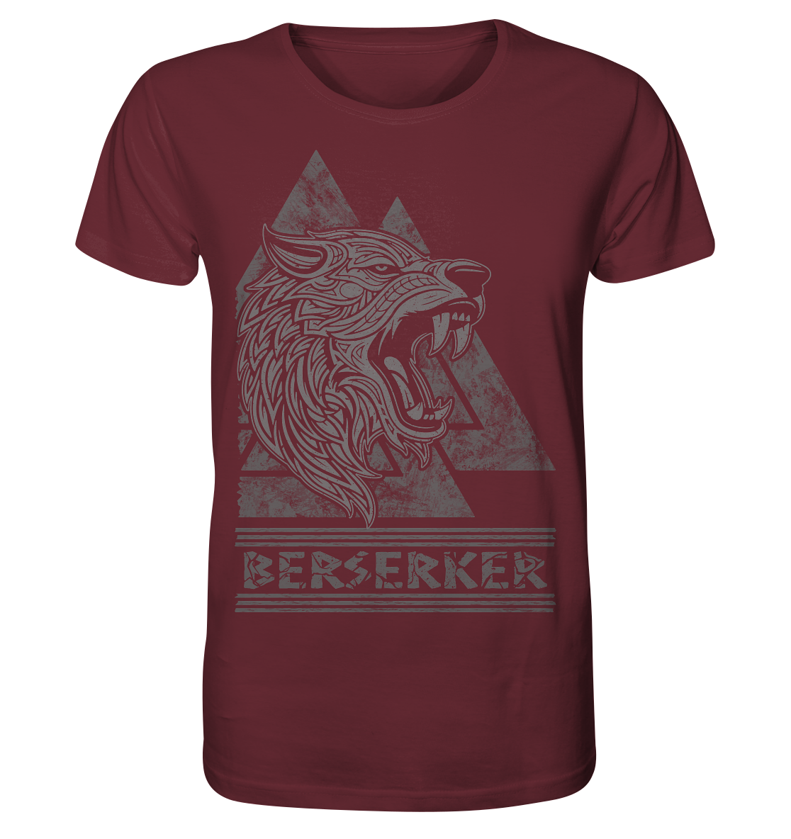 Nordic Wolf Berserker - Organic Basic Shirt