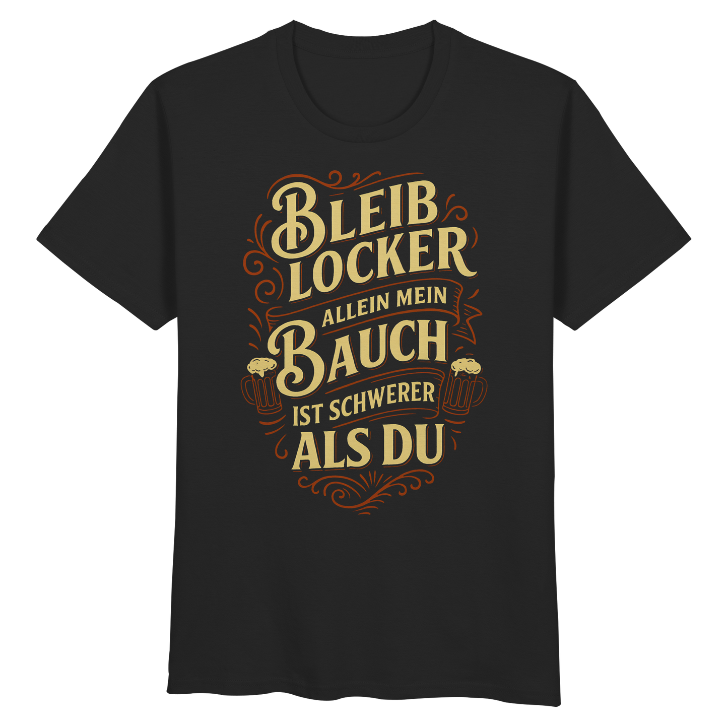BleibL ocker - Organic Basic Shirt