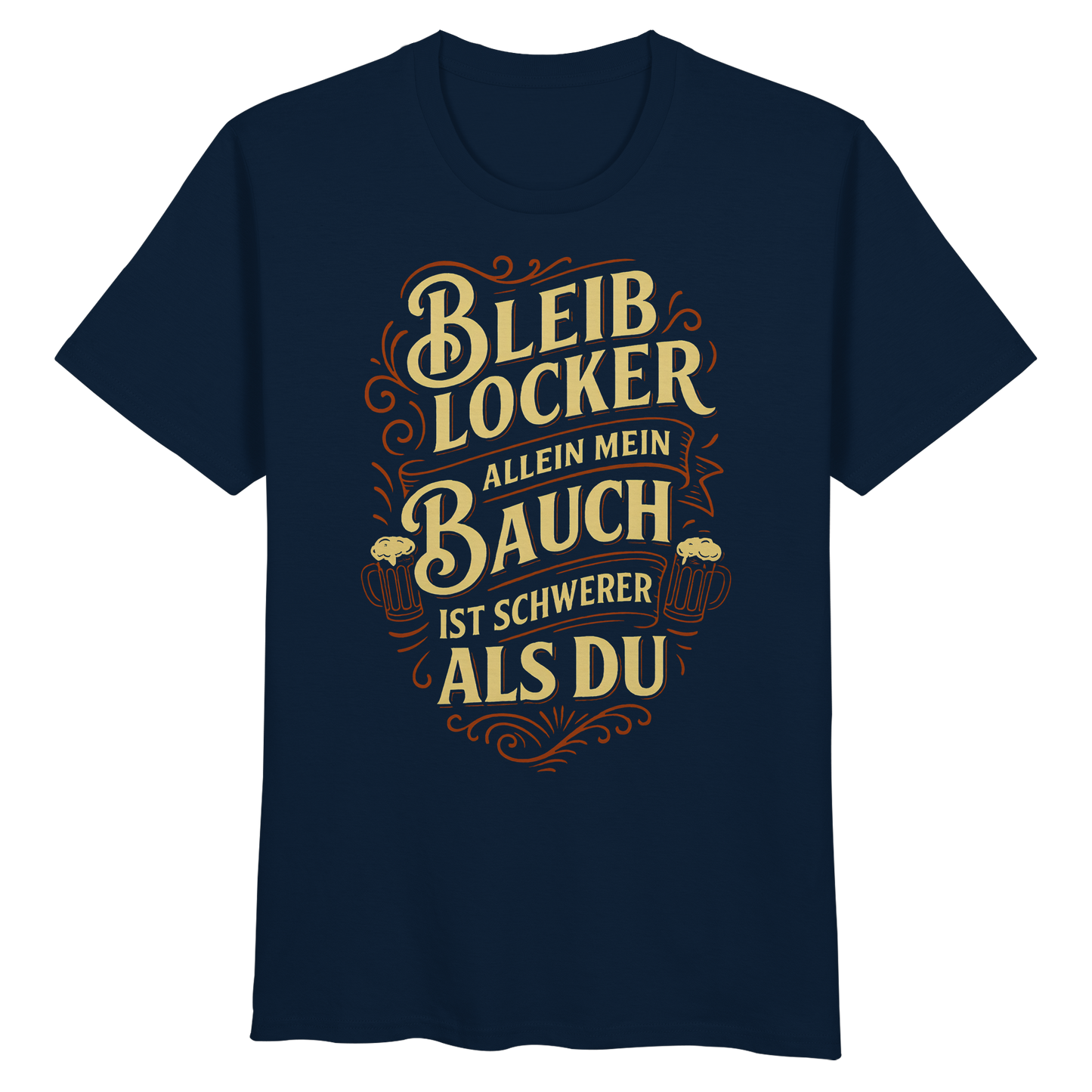 BleibL ocker - Organic Basic Shirt