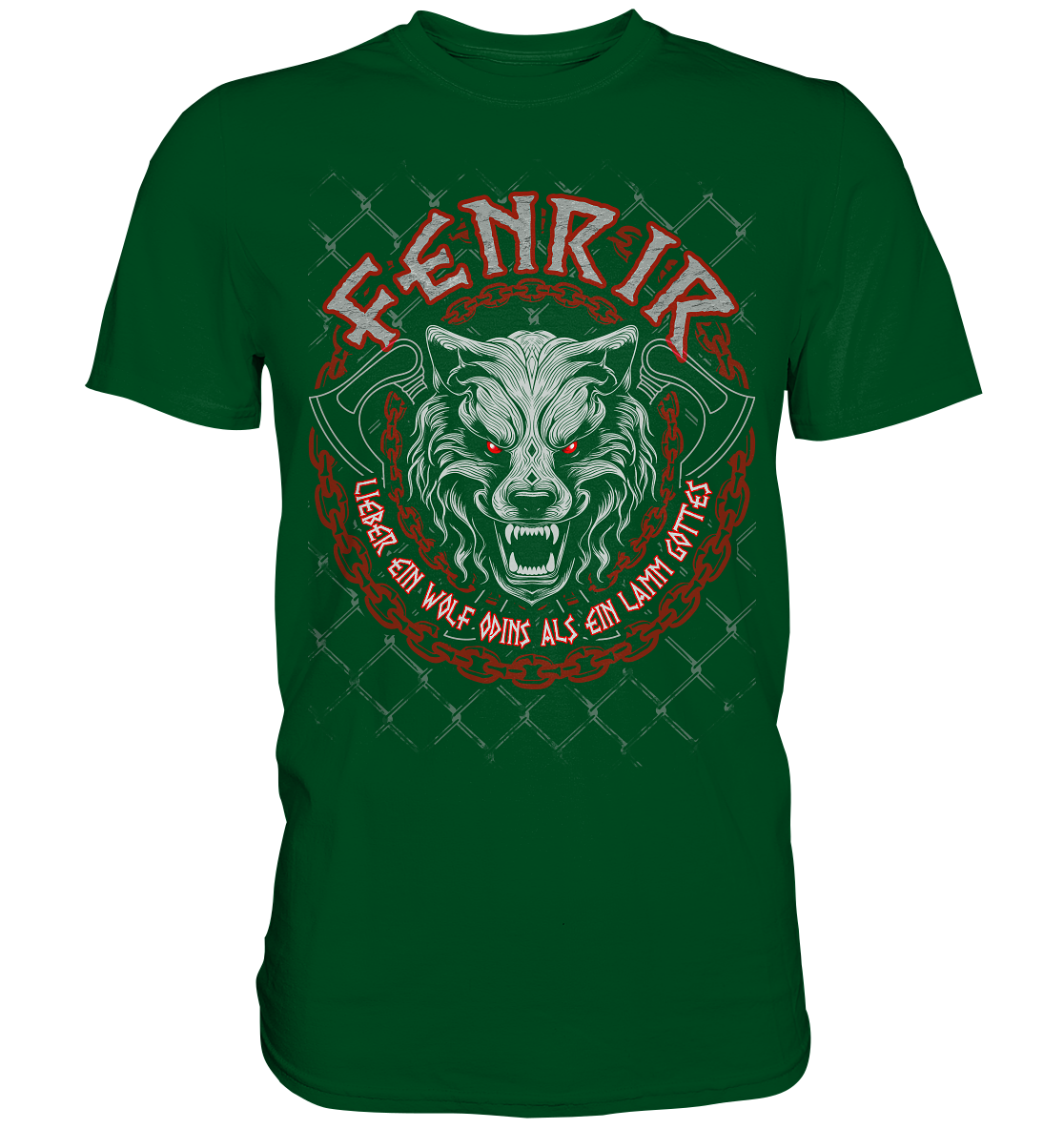 Nordic Wolf Fenrir - Premium Shirt