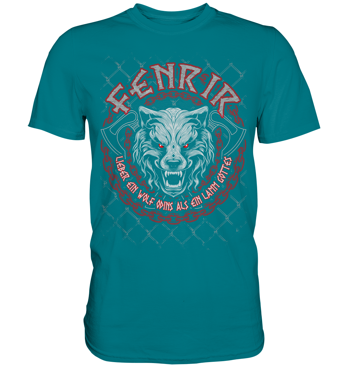 Nordic Wolf Fenrir - Premium Shirt
