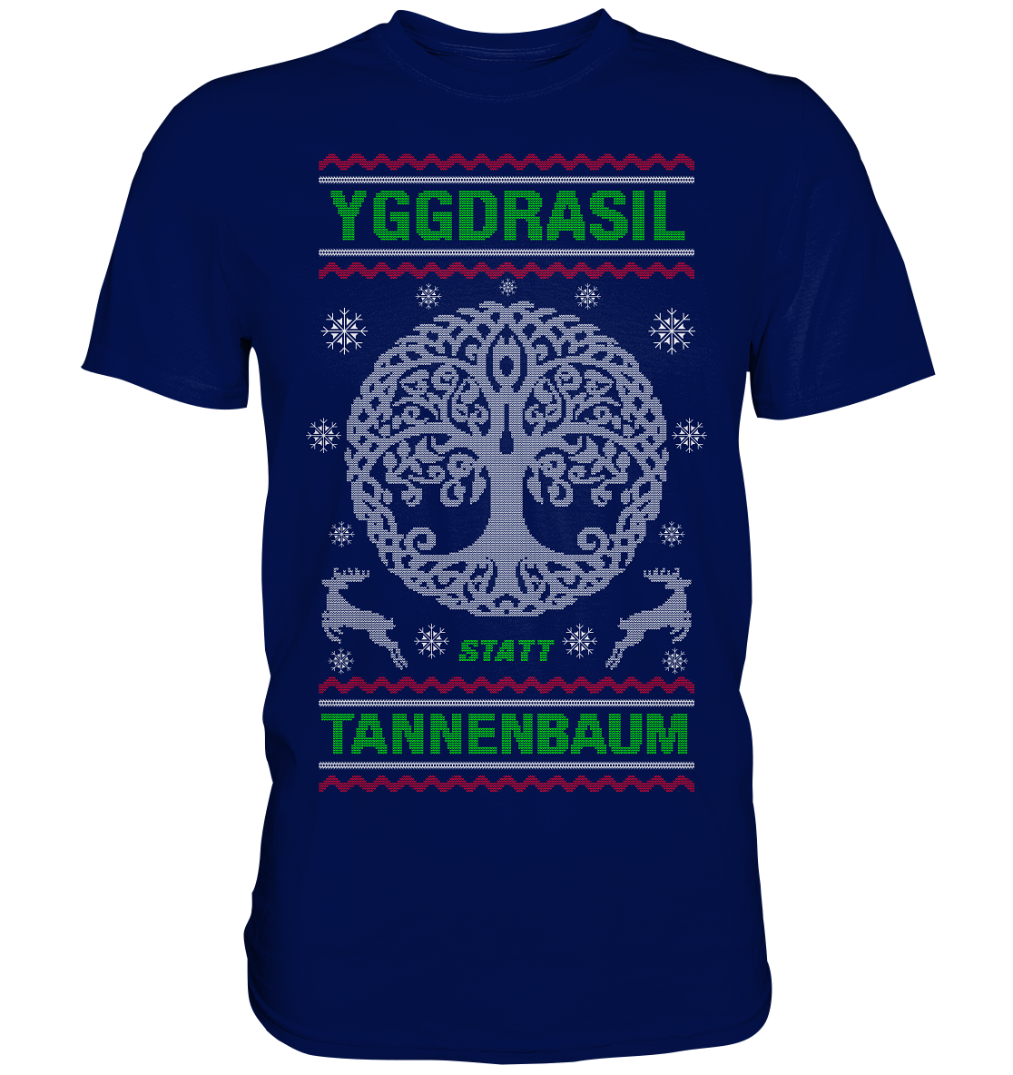 Yggdrasil Statt Tannenbaum - Premium Shirt