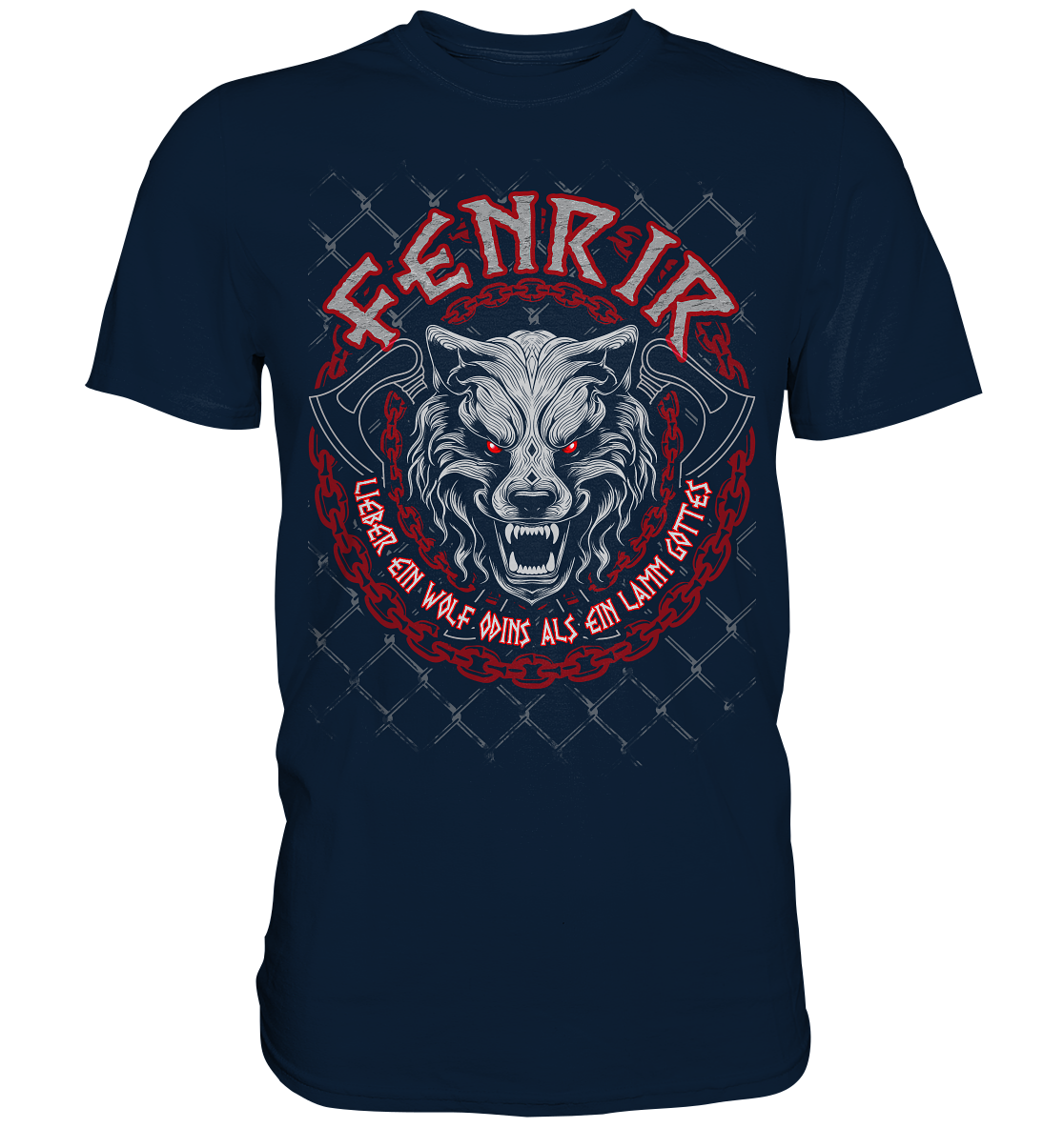 Nordic Wolf Fenrir - Premium Shirt