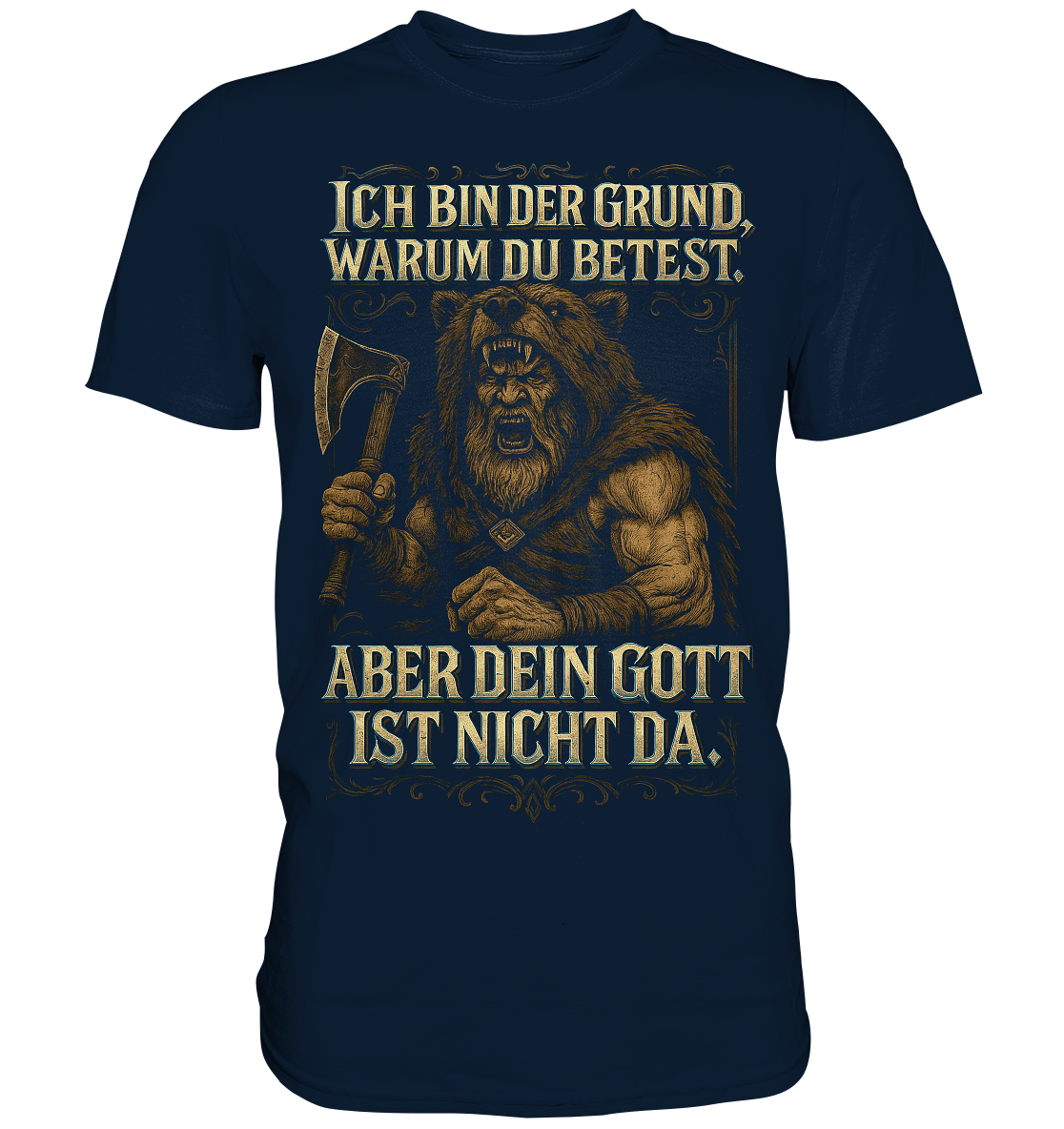 Ich Bin Der Grund ... - Premium Shirt