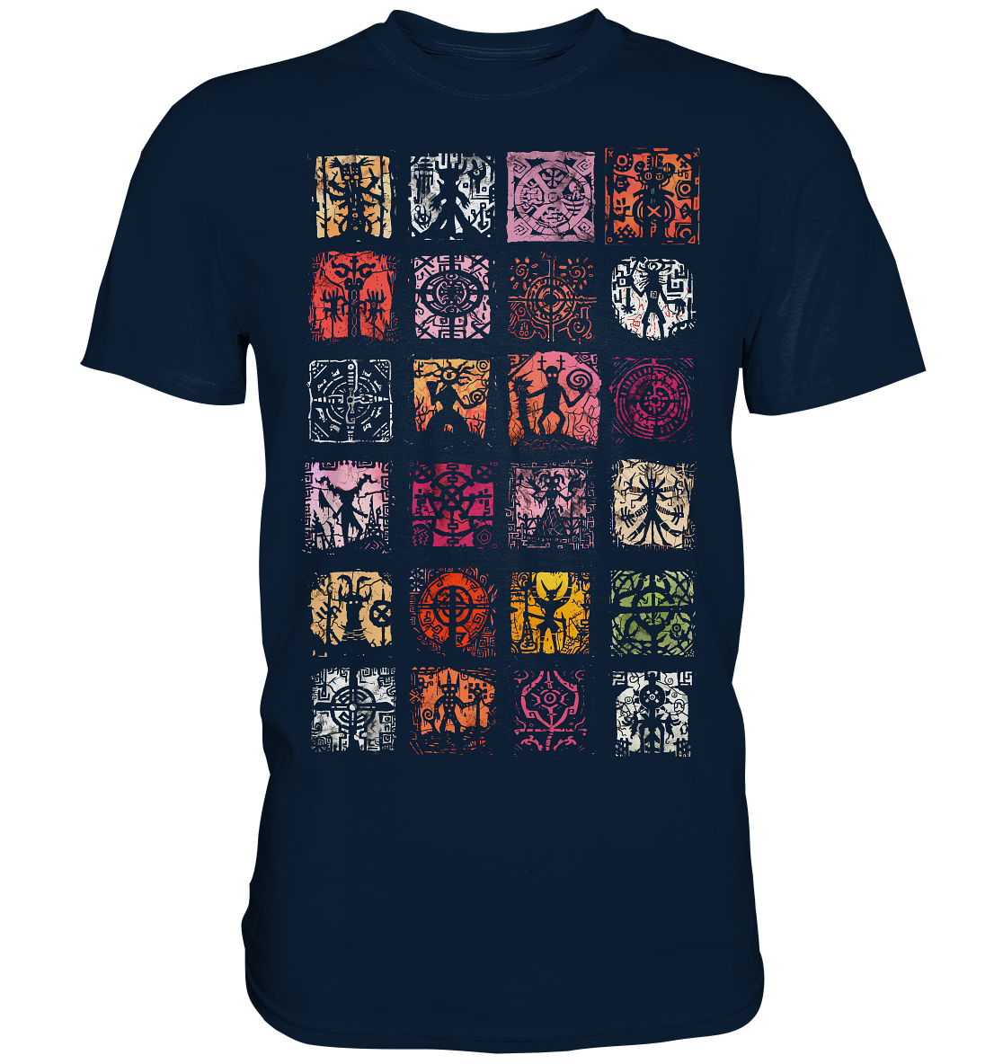 Abstrakte Nordische Symbole - Premium Shirt