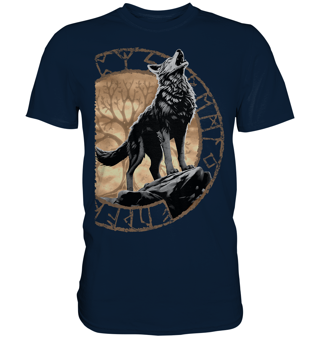 Wolf Yggdrasil - Premium Shirt