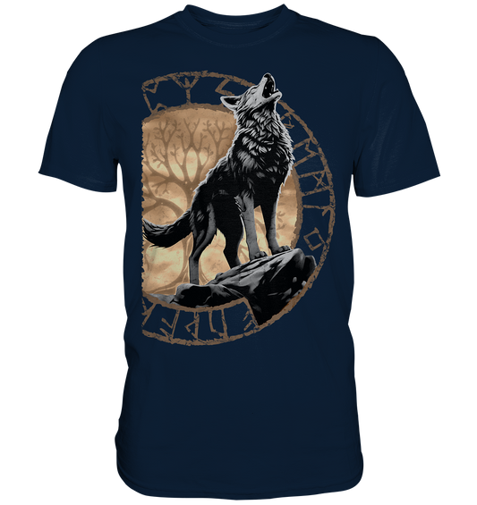 Wolf Yggdrasil - Premium Shirt
