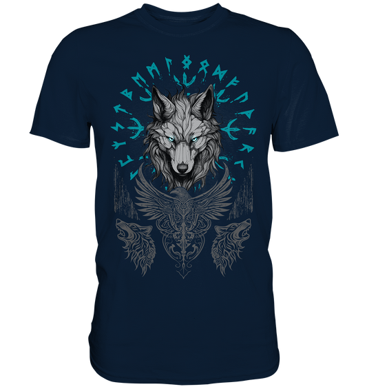 Wolf Vegvisir - Premium Shirt