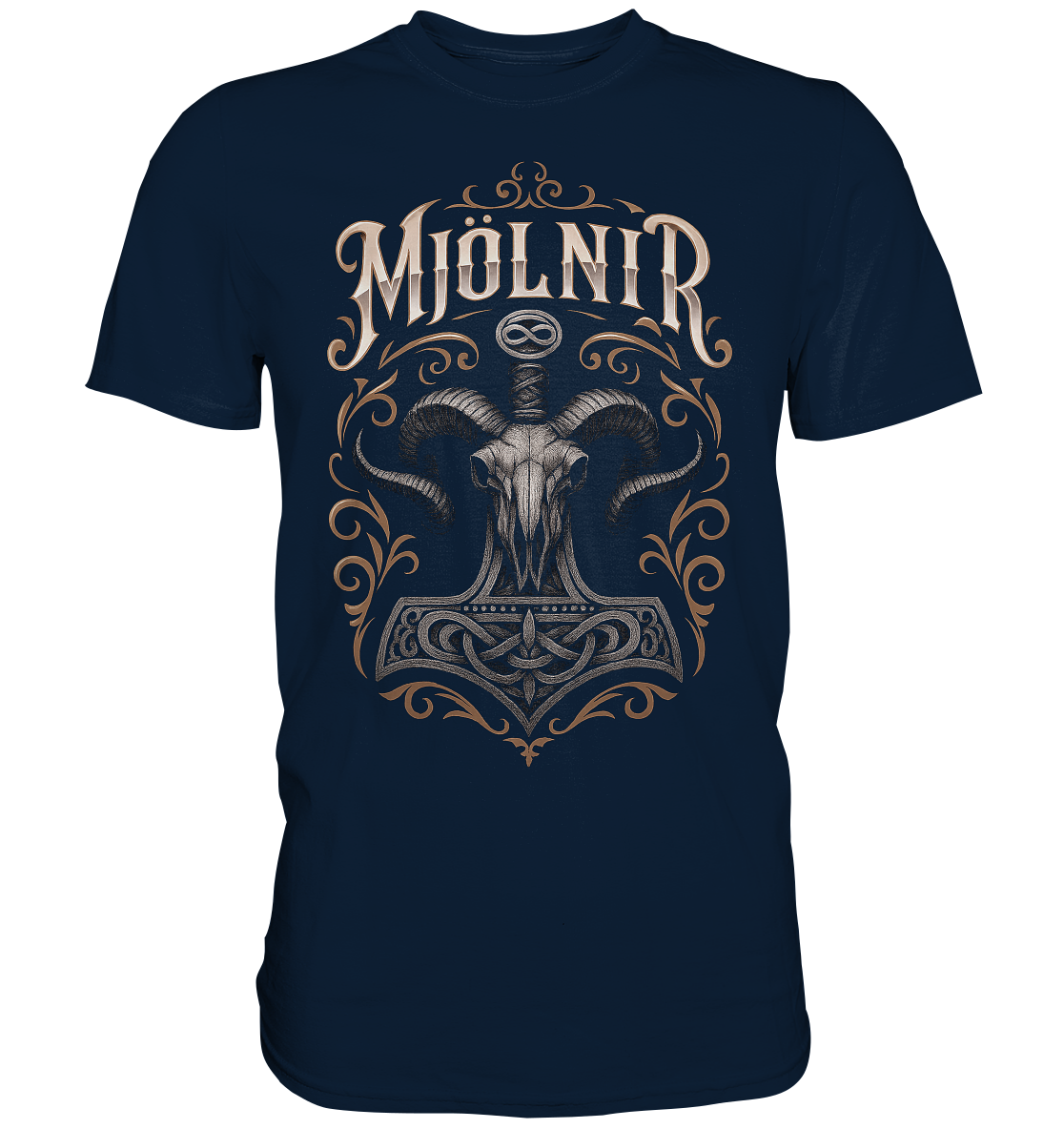 Mjölnir , Schädel - Premium Shirt