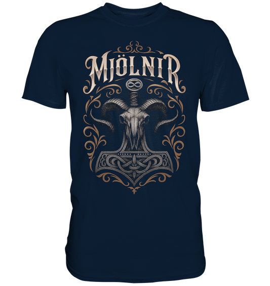 Mjölnir , Schädel - Premium Shirt