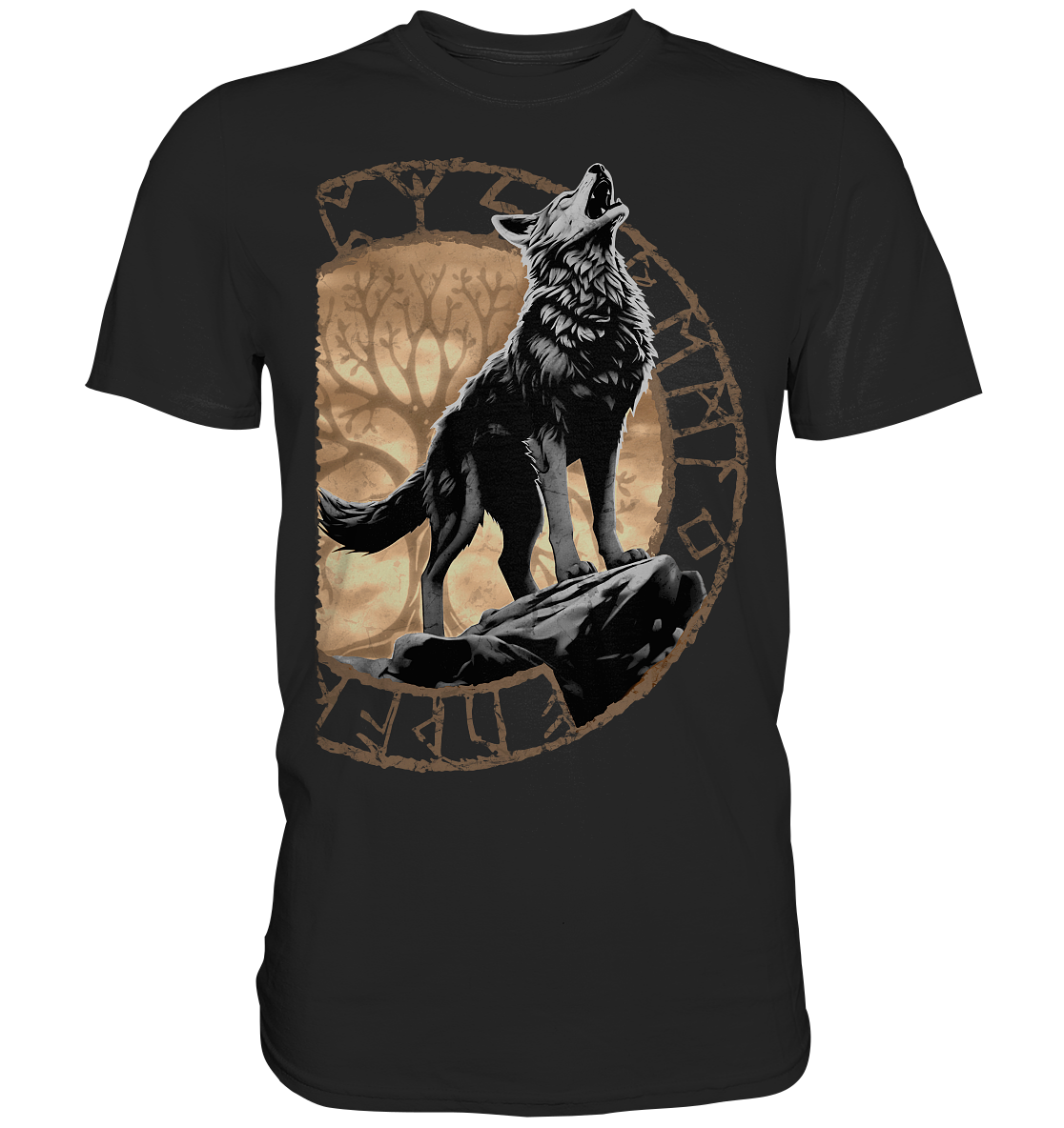 Wolf Yggdrasil - Premium Shirt