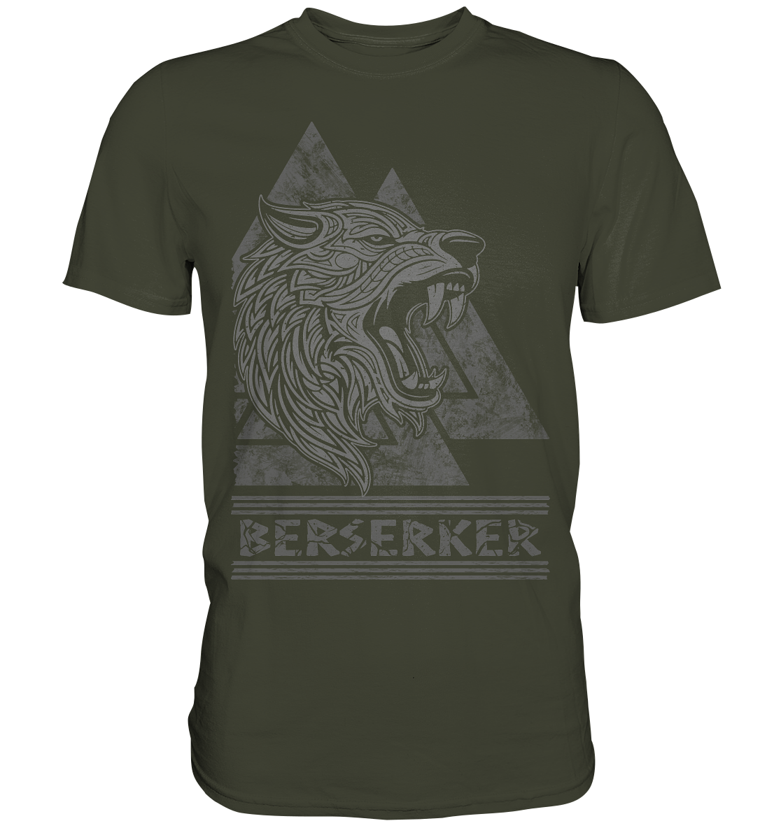 Nordic Wolf Berserker - Premium Shirt