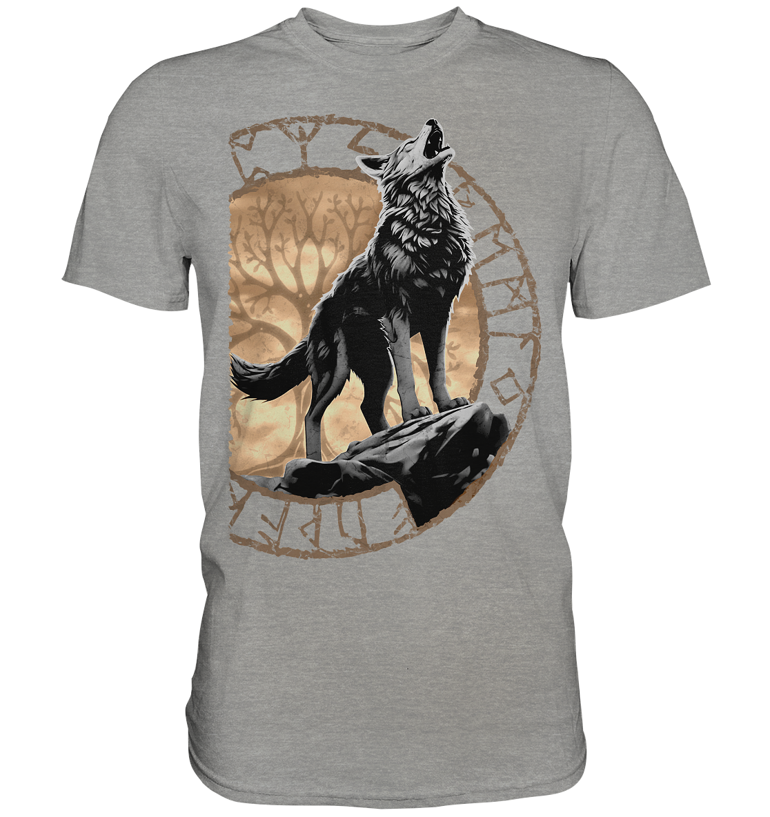 Wolf Yggdrasil - Premium Shirt