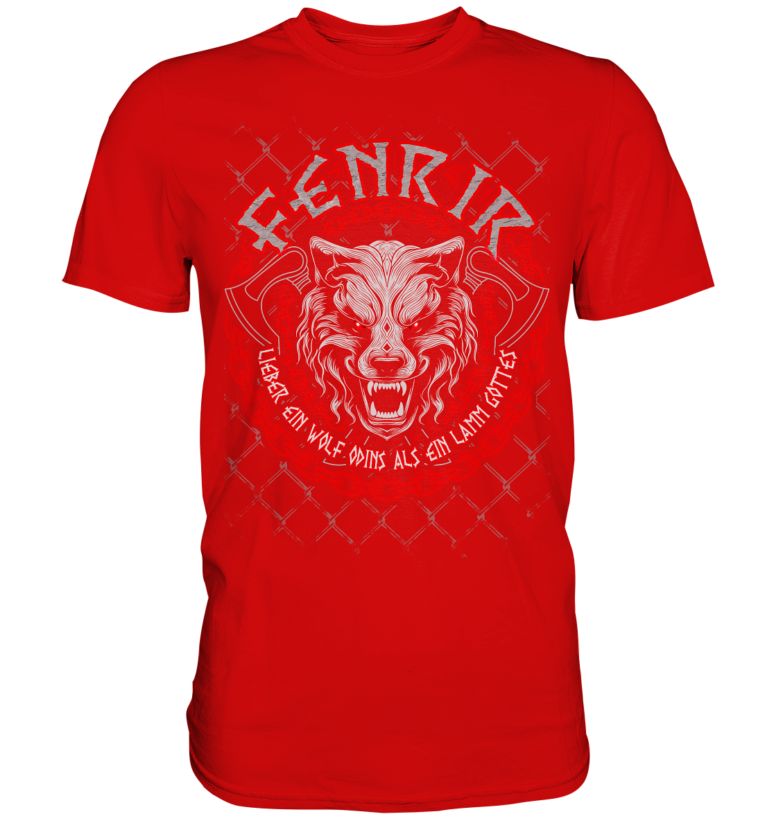 Nordic Wolf Fenrir - Premium Shirt