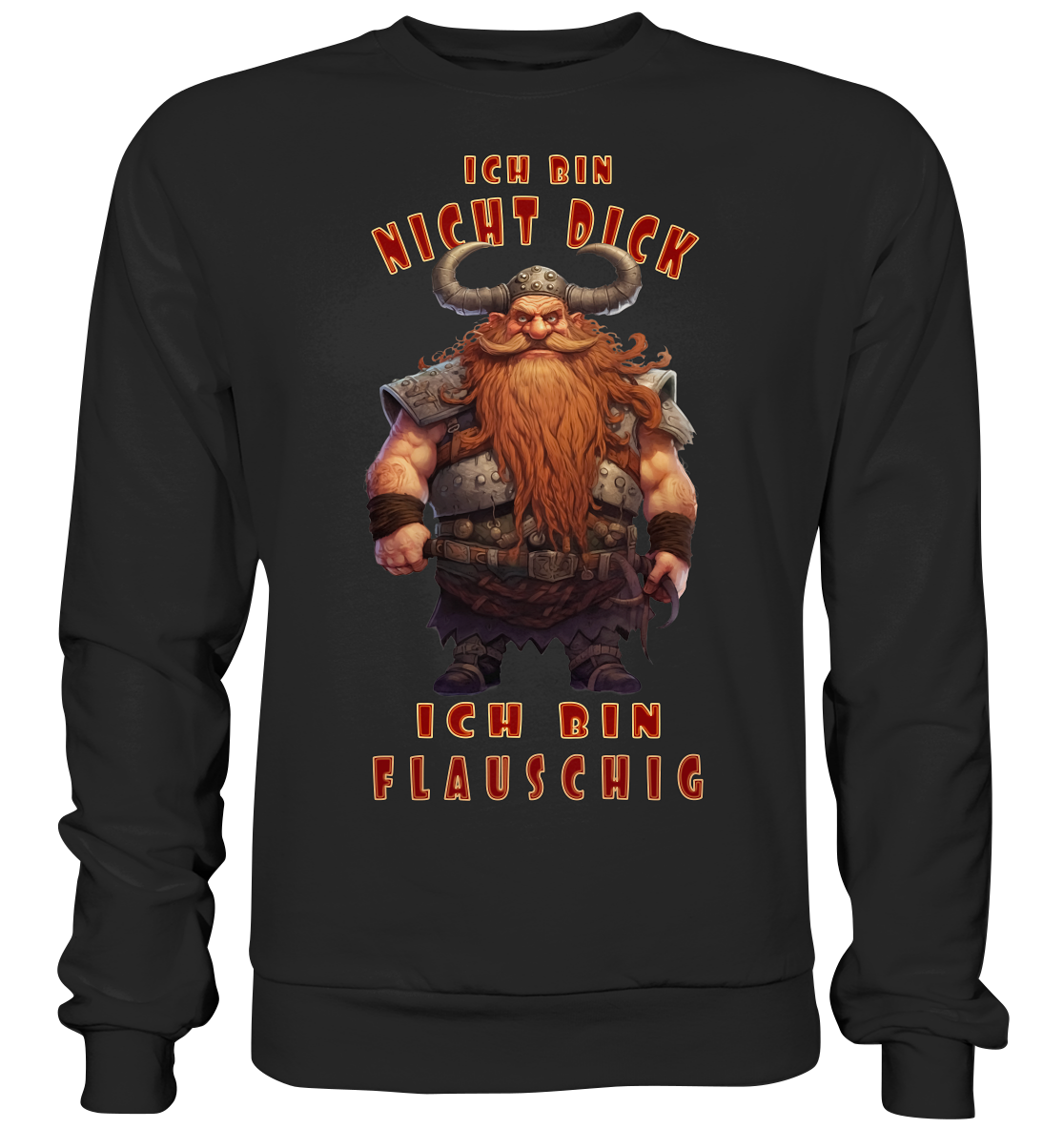 Ich Bin Nicht Dick - Premium Sweatshirt