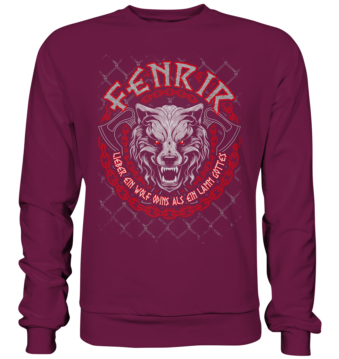 Nordic Wolf Fenrir - Premium Sweatshirt
