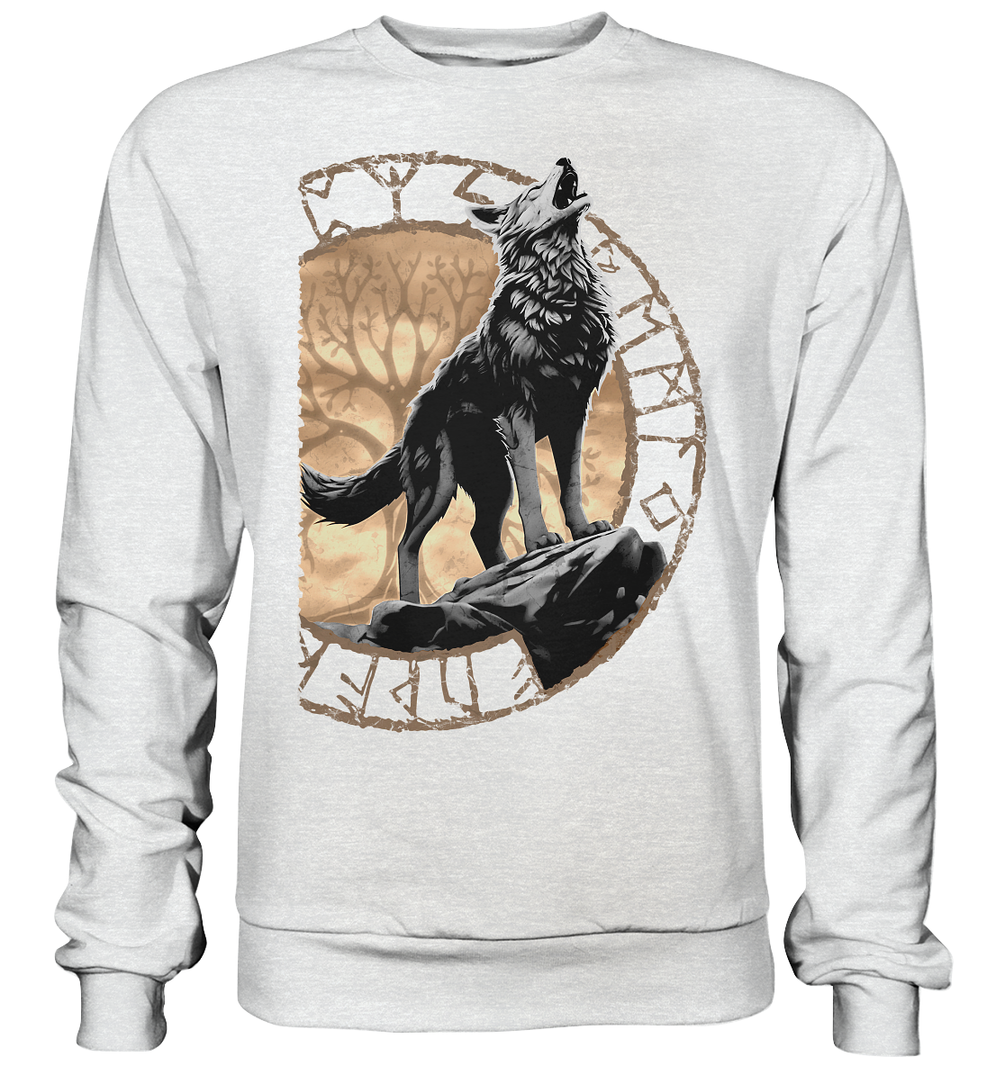 Wolf Yggdrasil - Premium Sweatshirt