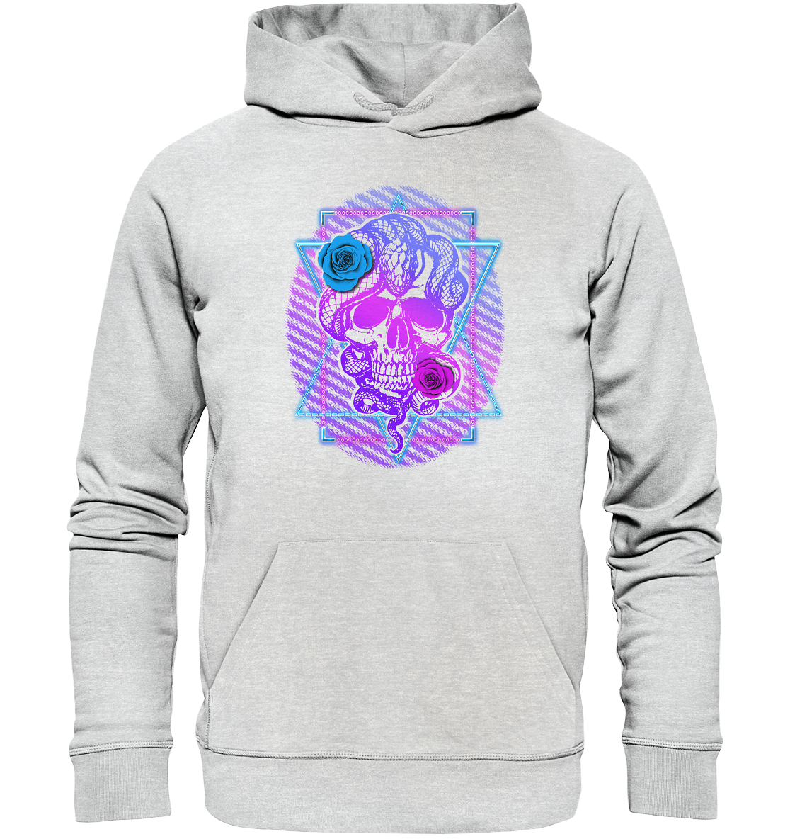 Schlange Schädel - Premium Unisex Hoodie