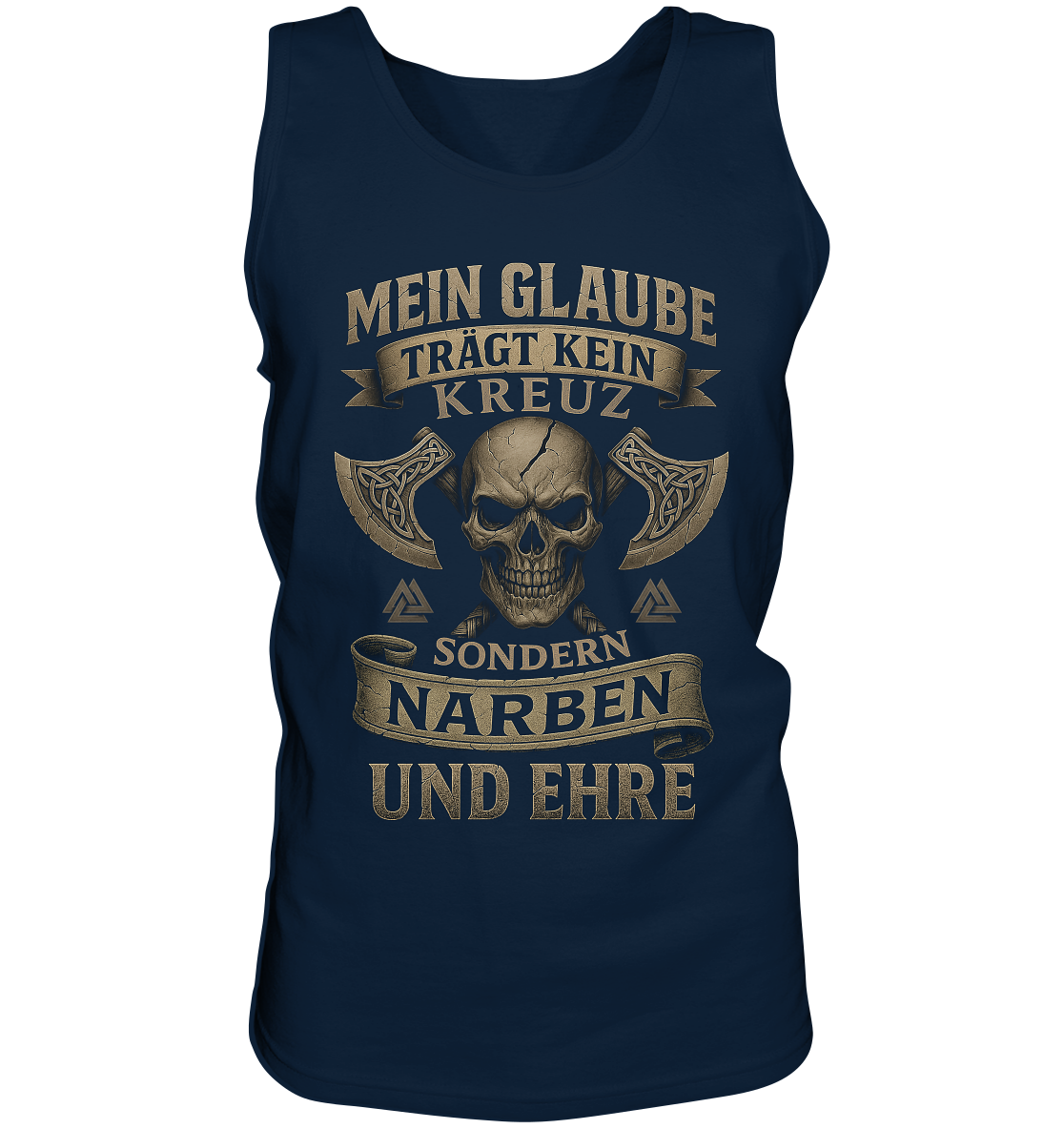Meiin Glaube Trägt Narben und Ehre - Tank-Top