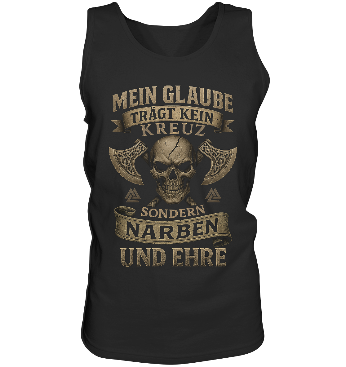 Meiin Glaube Trägt Narben und Ehre - Tank-Top