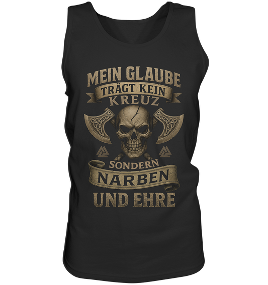 Meiin Glaube Trägt Narben und Ehre - Tank-Top