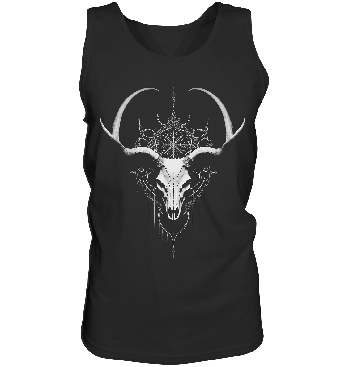 Hirschschädel Aegishjalmur - Tank-Top