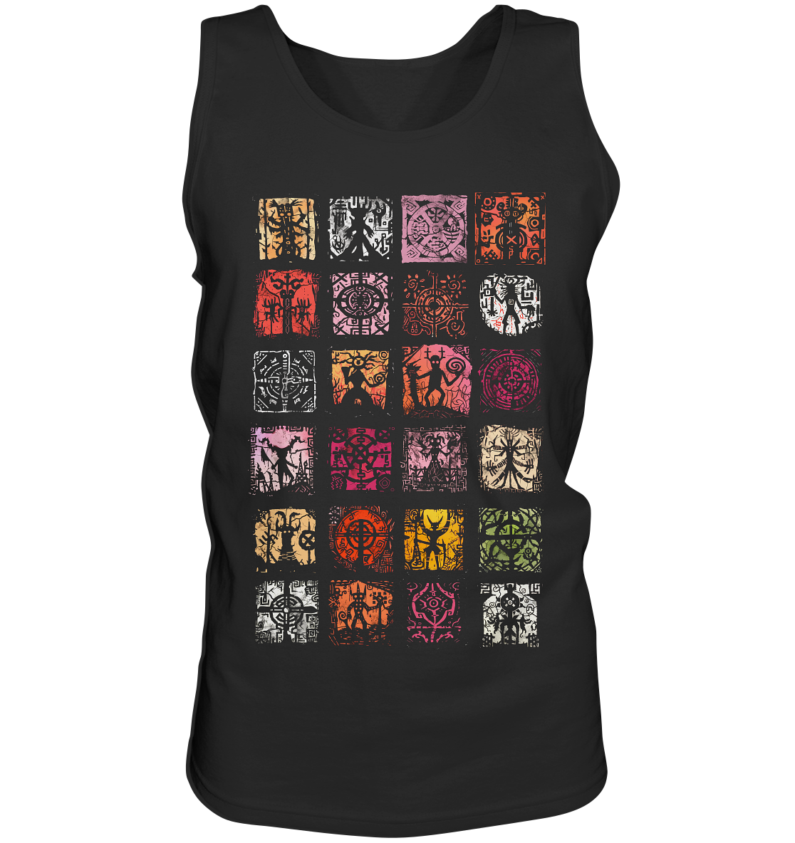 Abstrakte Nordische Symbole - Tank-Top