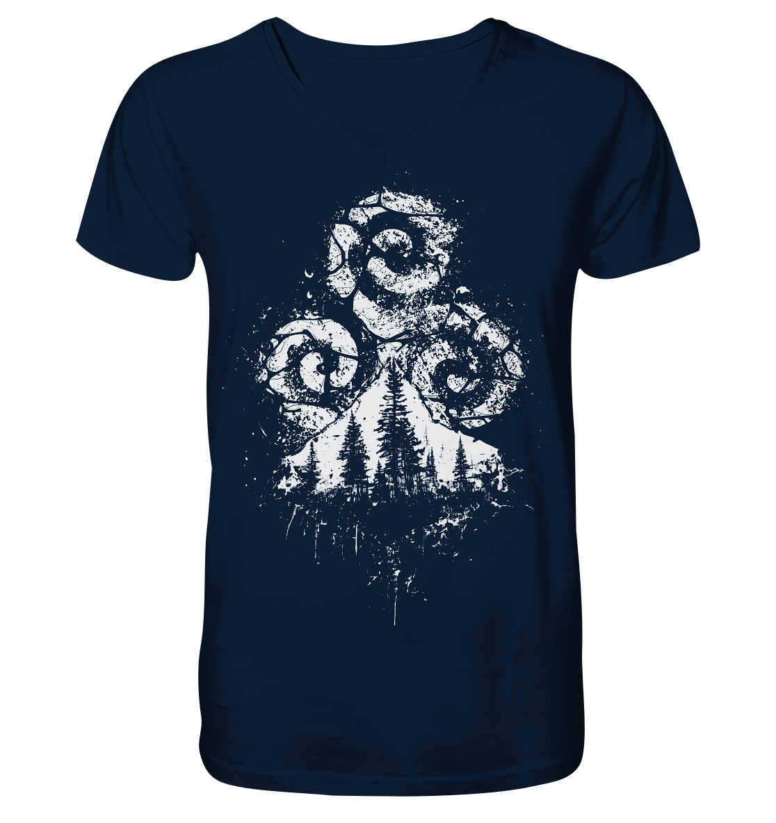 Triskelion / Triskele - V-Neck Shirt