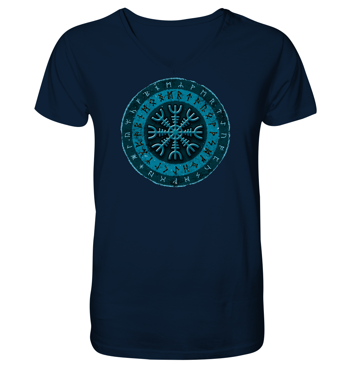 Aegishjalmur - V-Neck Shirt