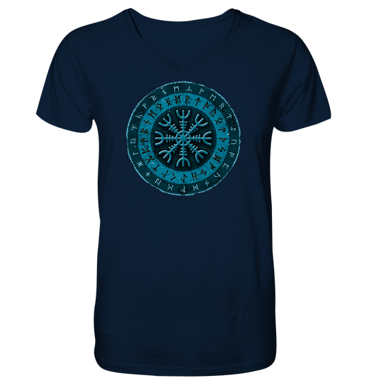 Aegishjalmur - V-Neck Shirt