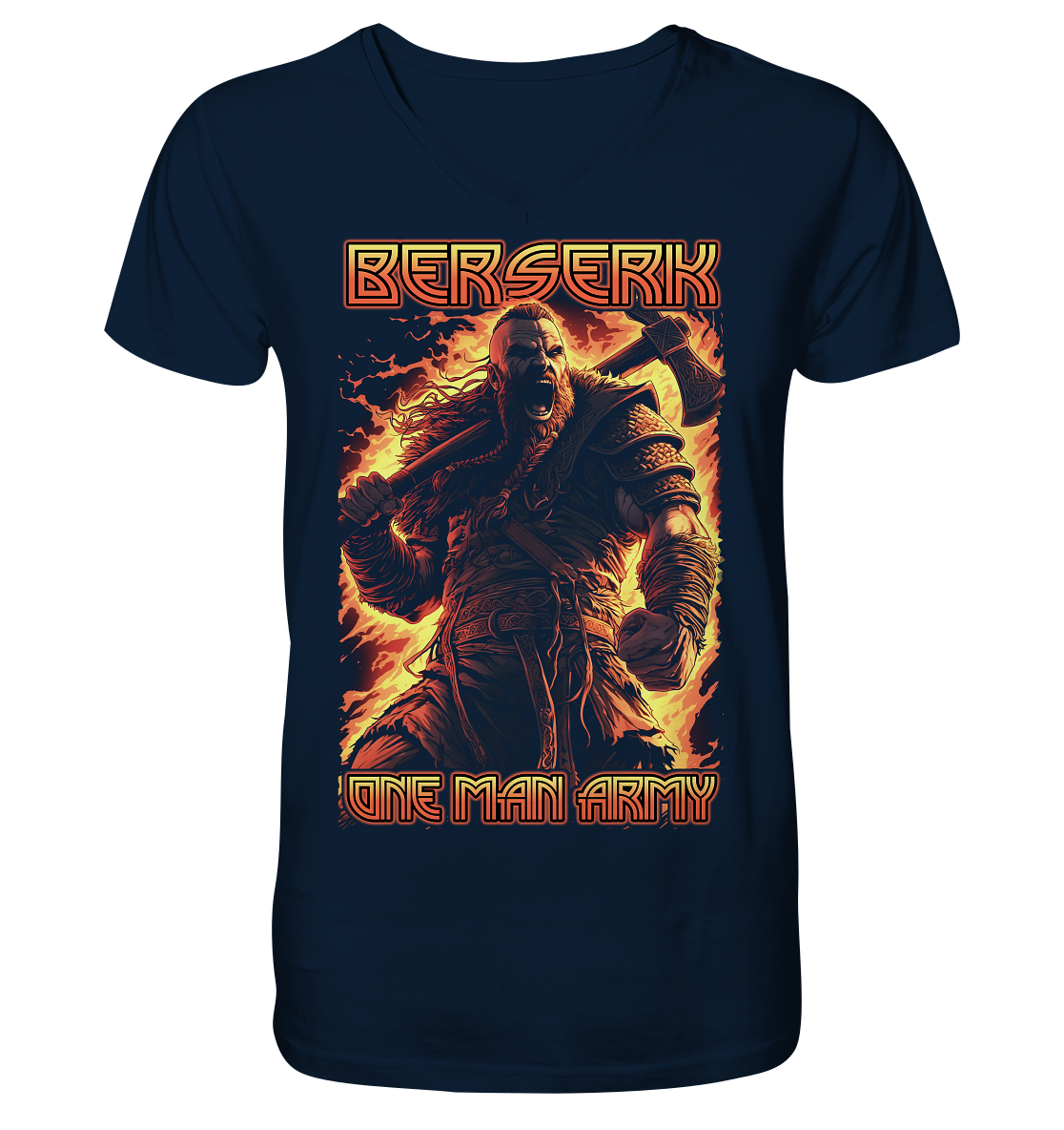 Berserk One Man Army - V-Neck Shirt