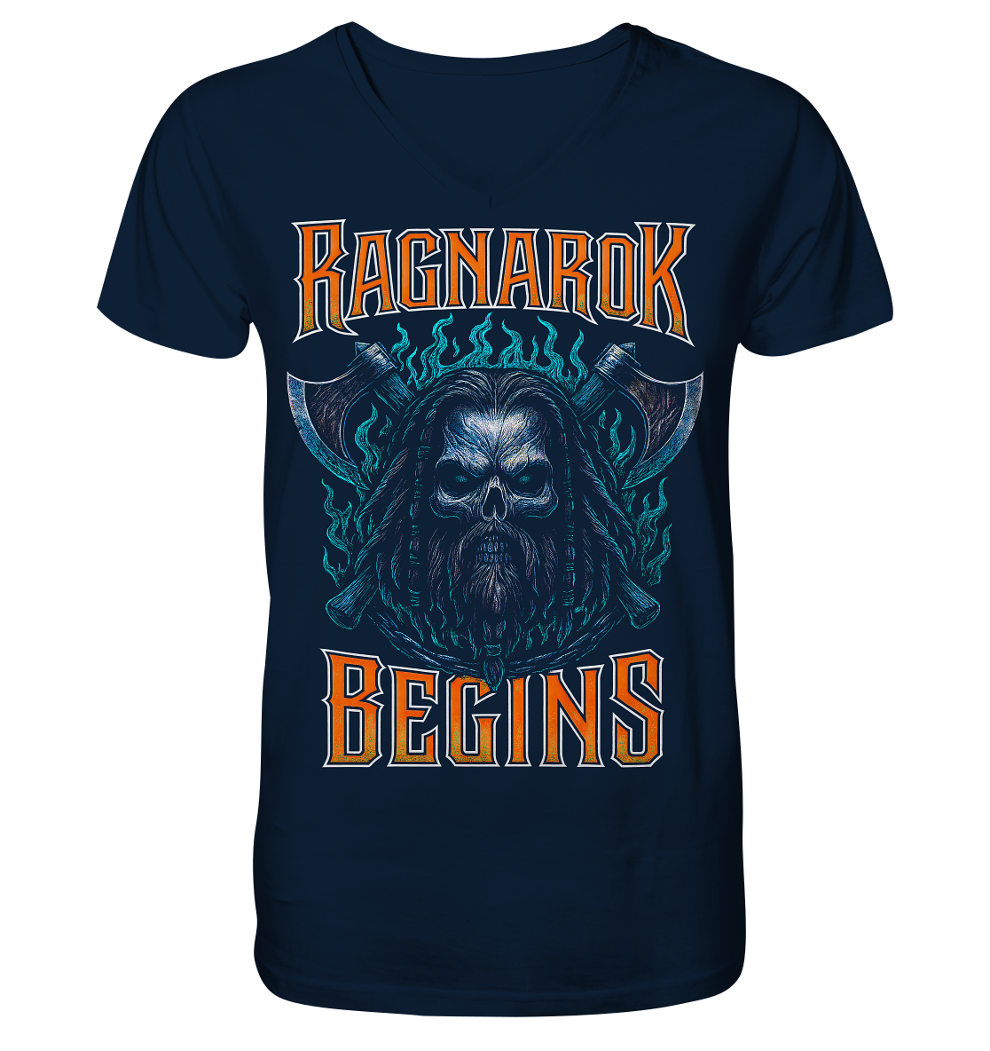 Ragnarok Begins - V-Neck Shirt