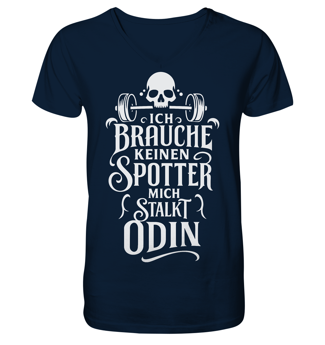 Mich Stalkt Odin - V-Neck Shirt