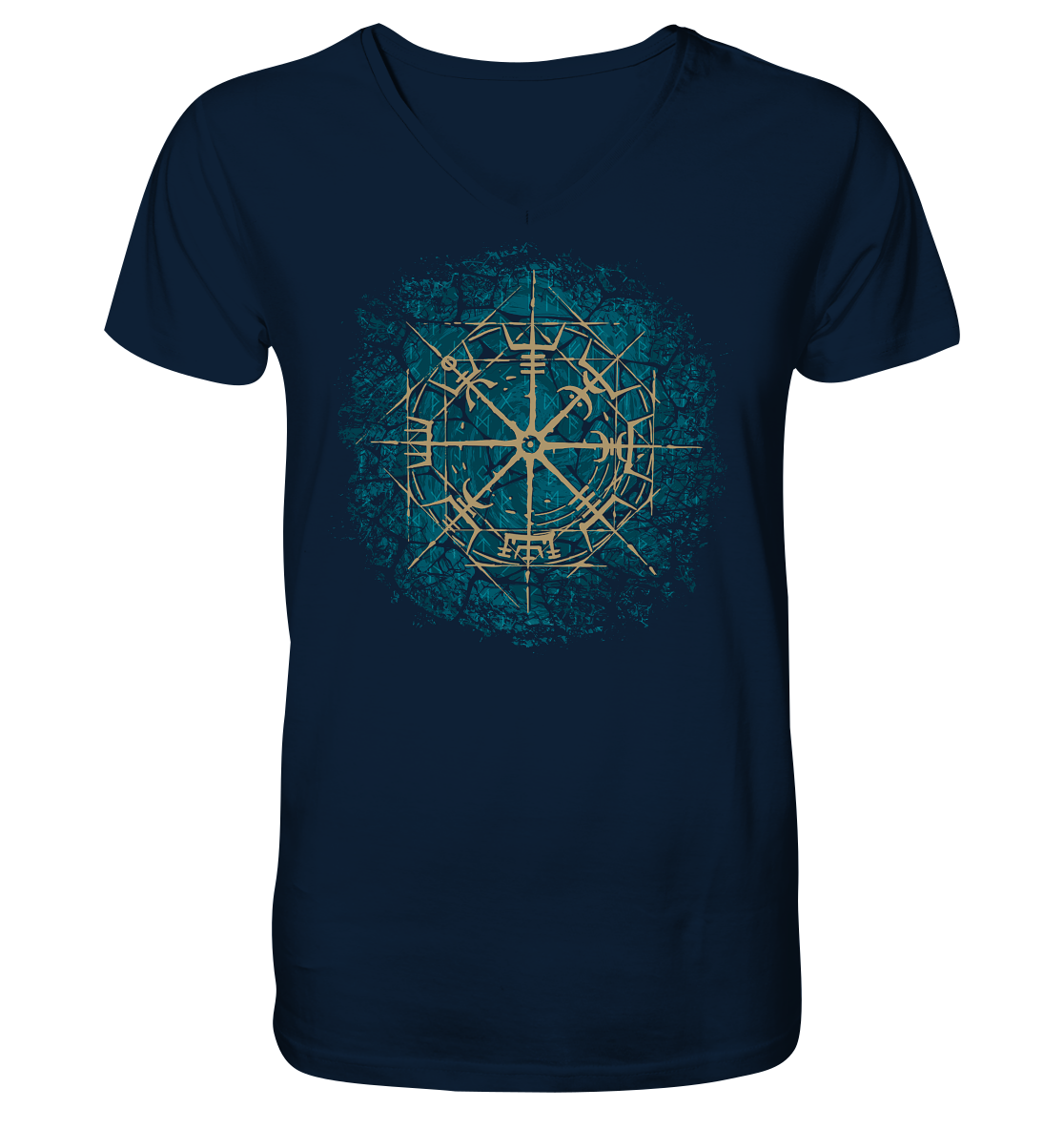 Vegvisir - V-Neck Shirt
