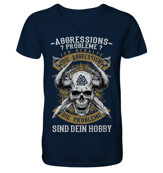 Aggressionsprobleme - V-Neck Shirt