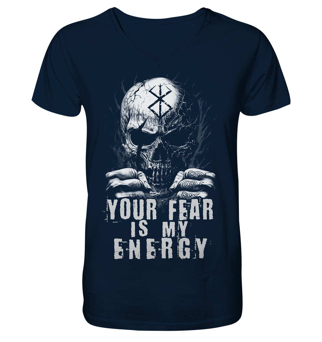 Your Fear Is My Energy - V-Neck Shirt