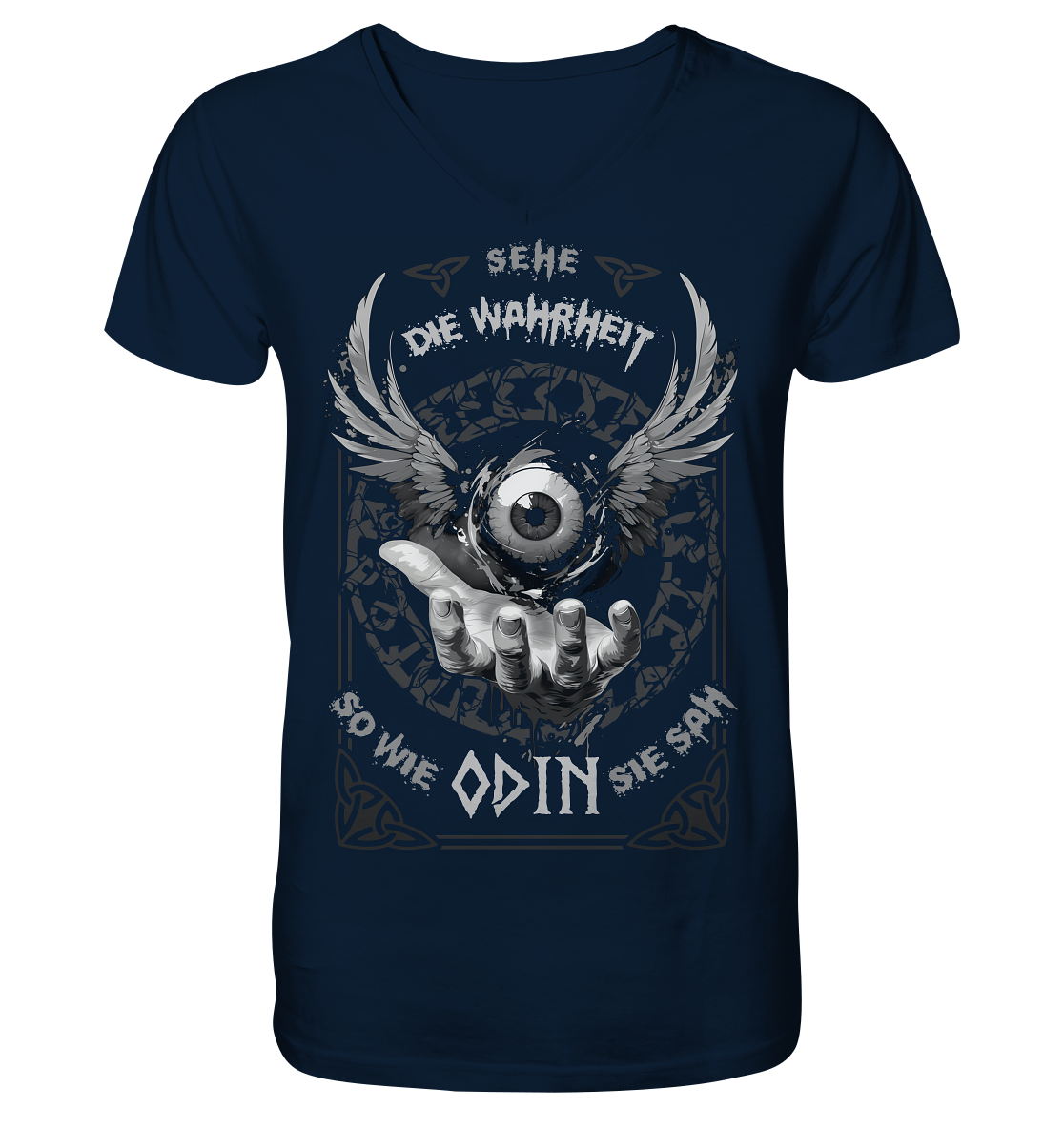 Auge von Odin - V-Neck Shirt