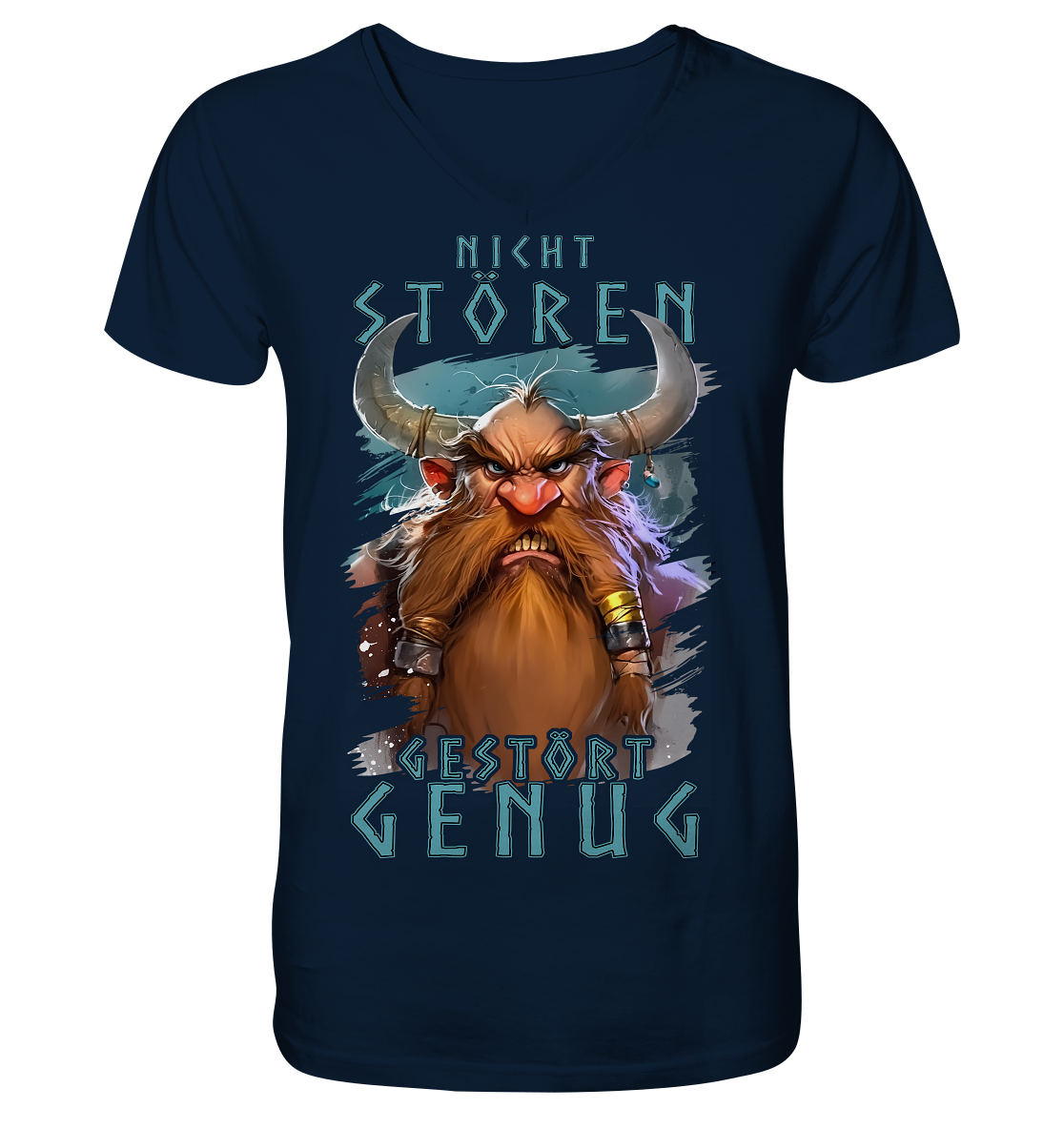 Nicht Stören Gestört Genug - V-Neck Shirt