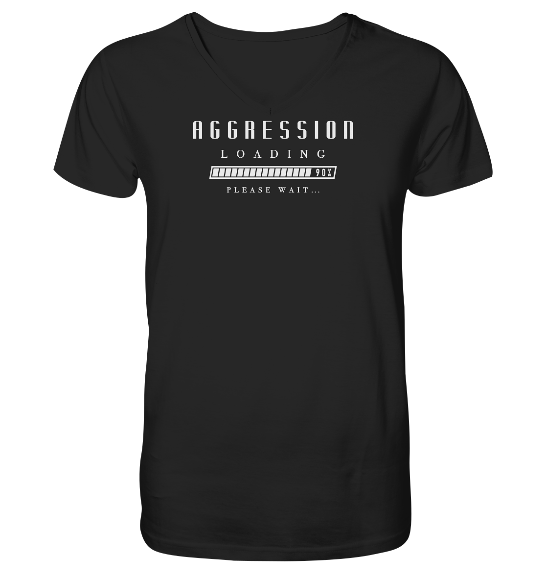 Aggression Loading - V-Neck Shirt