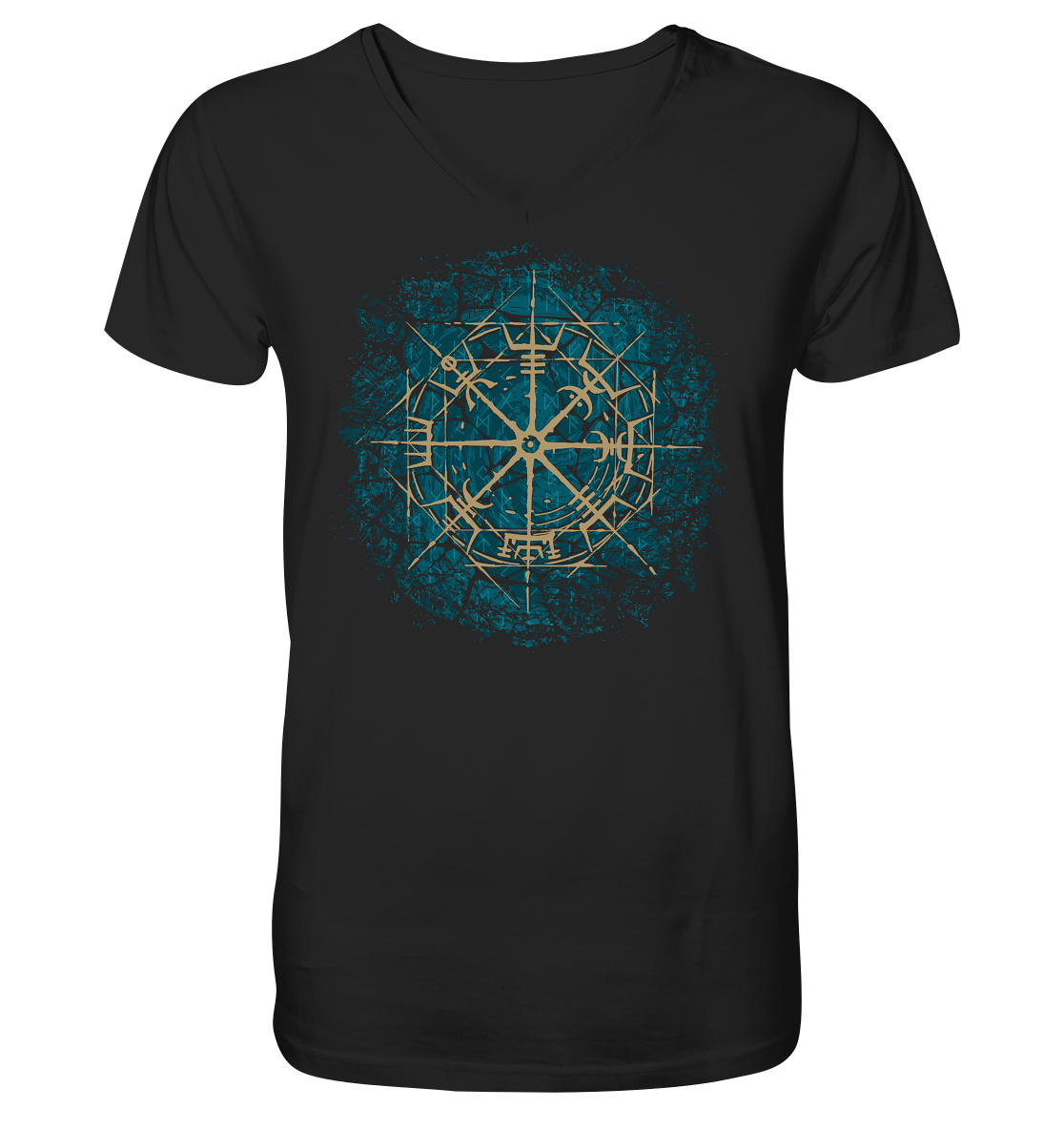 Vegvisir - V-Neck Shirt