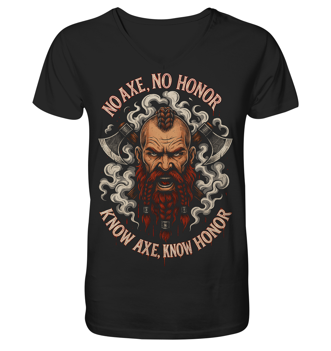 No Axe No Honor - V-Neck Shirt