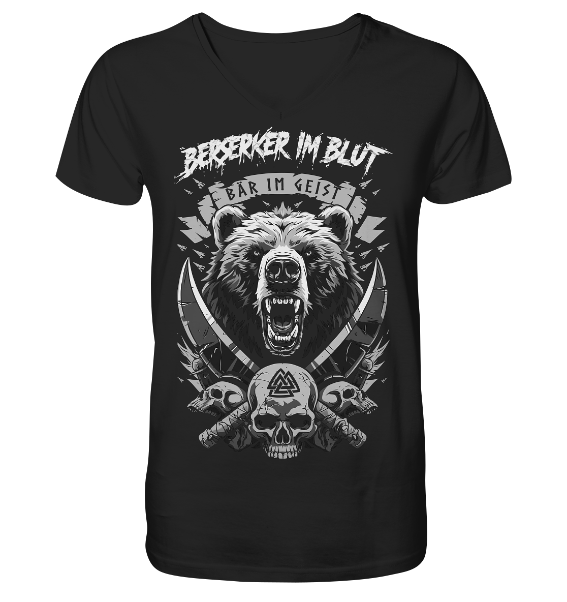Berserker Im Blut - V-Neck Shirt