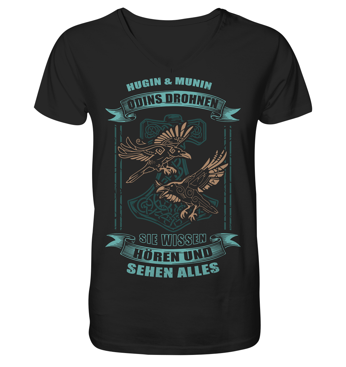 Odins Drohnen - V-Neck Shirt