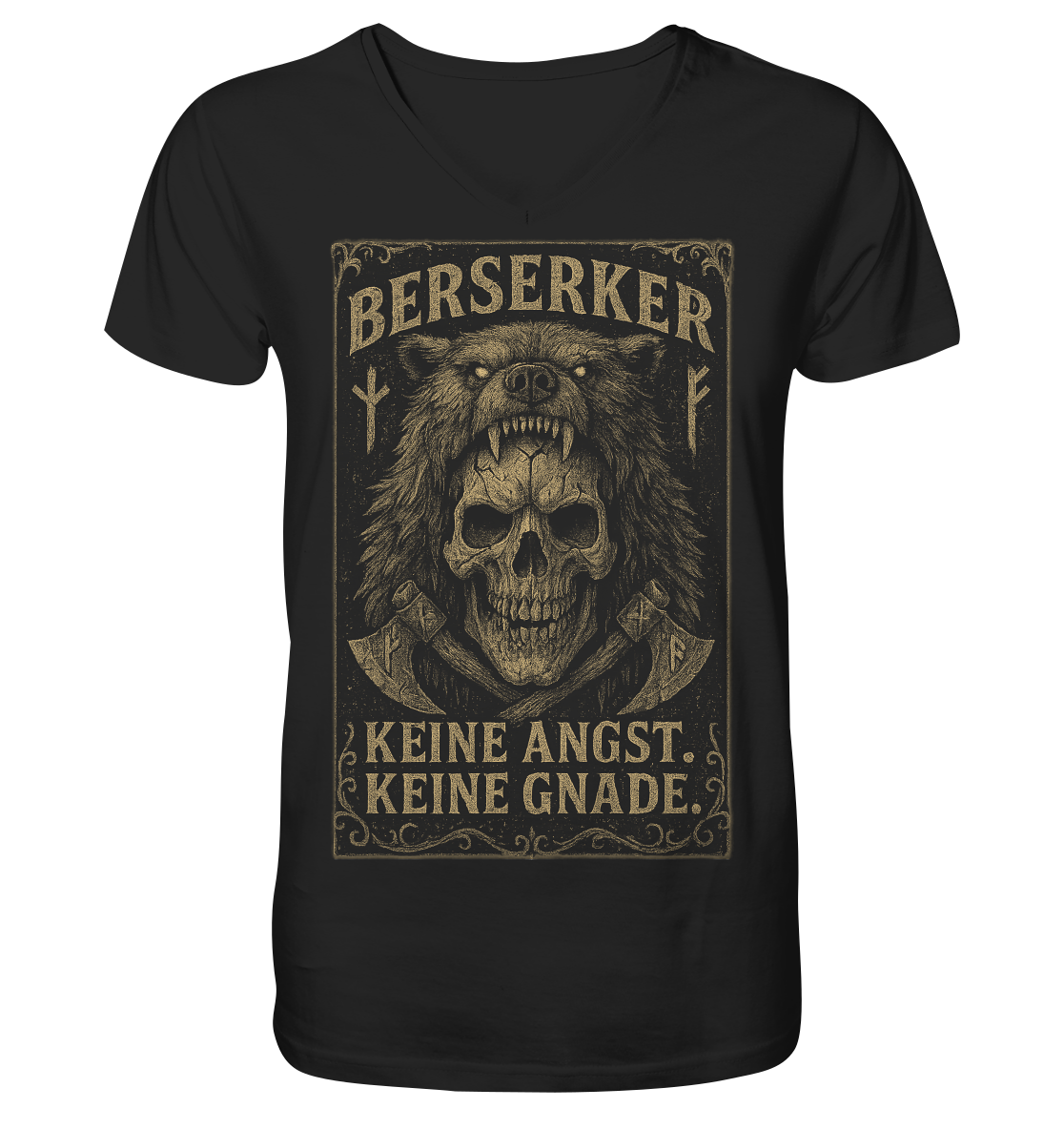 Keine Angst Keine Gnade .... - V-Neck Shirt