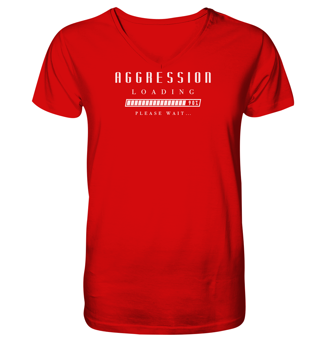 Aggression Loading - V-Neck Shirt