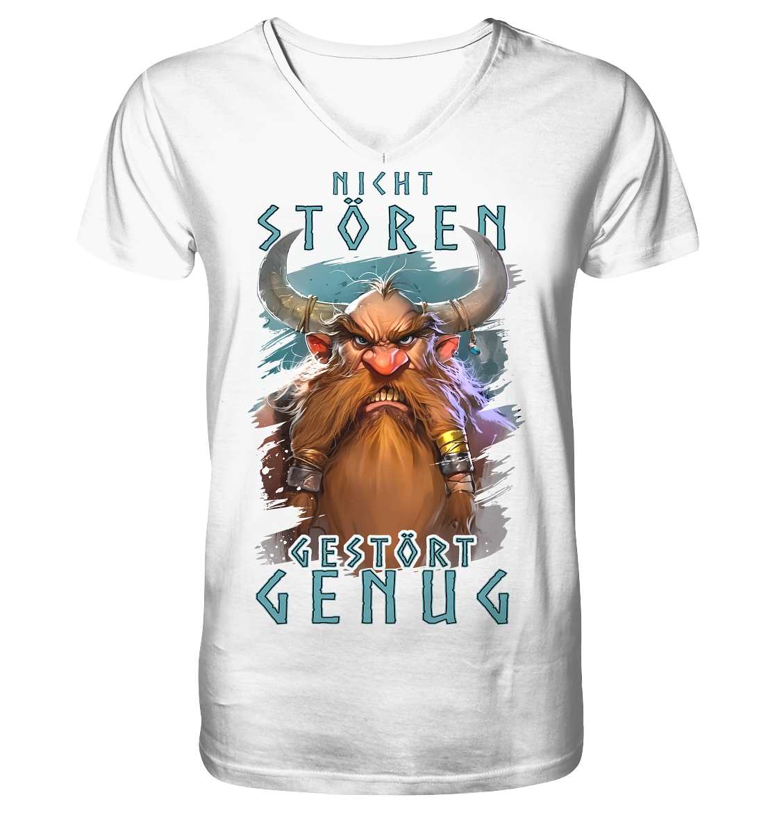 Nicht Stören Gestört Genug - V-Neck Shirt